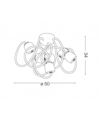 Octopus PL6 Bianco/ Laevalgusti