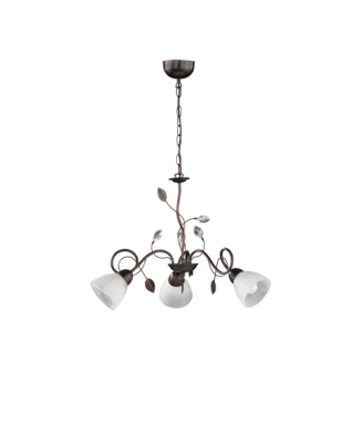 Traditio Antique Rust Chandelier -3/ Rippvalgusti