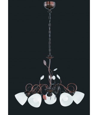 Traditio Antique Rust Chandelier -5/ Rippvalgusti