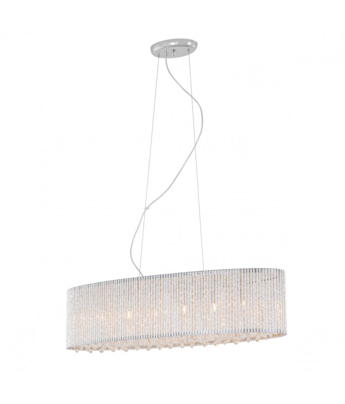 Anabella Pendant Oval 6xG9 / Rippvalgusti