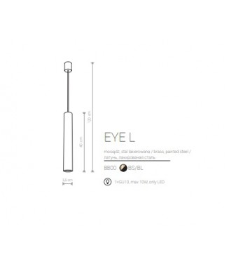 Eye L 8800 Gold / Rippvalgusti