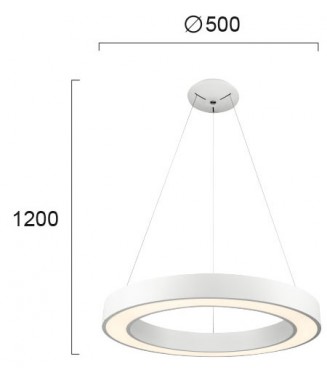 Apollo Pendant D-50 38W / Rippvalgusti