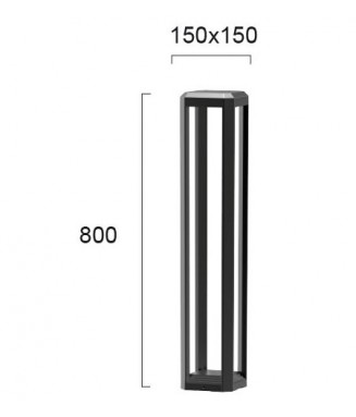 Bios H-80cm / Pollarvalgusti