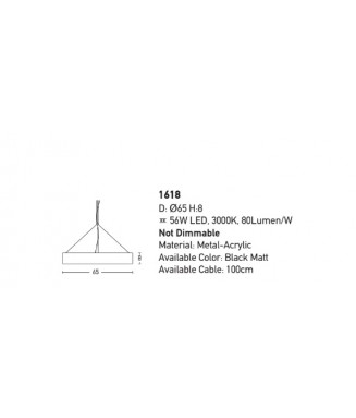 Pendant 1618 56W LED