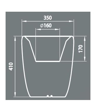 Flowerpot S / Õuevalgusti