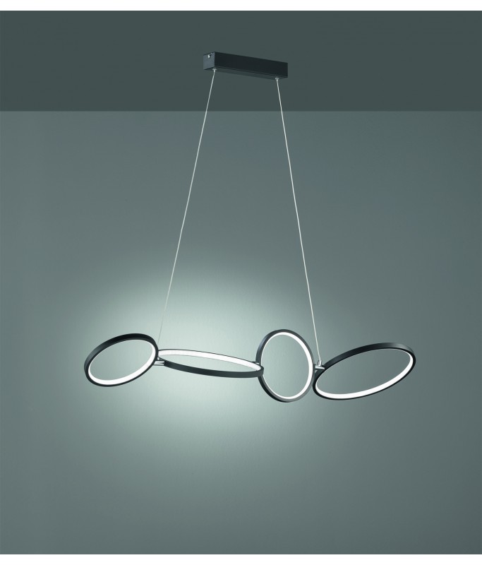 Rondo Pendant Black 37W LED