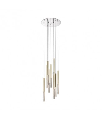 One Pendant Gold 9x5W LED