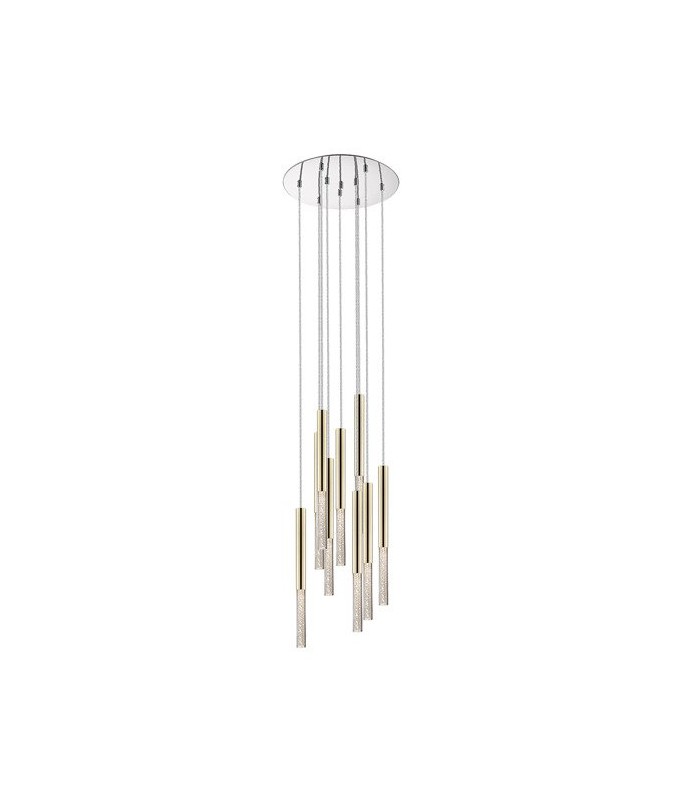 One Pendant Gold 9x5W LED