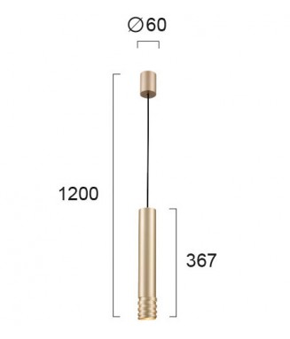 Paloma Gold 1xGU10