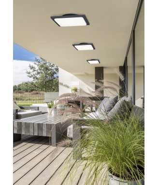 Trave Antracite Square 18W LED