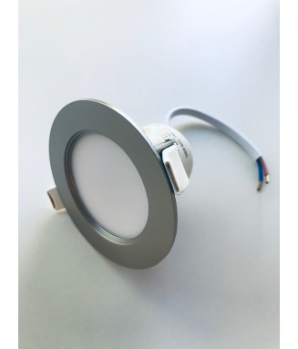 Downlight IP44 5W Silver