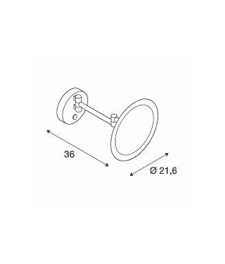 Mirror Maganda 4,2W LED IP44