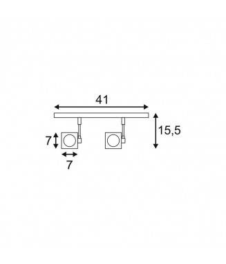 Altra Dice 2 White 151171/ Seina ja laevalgusti