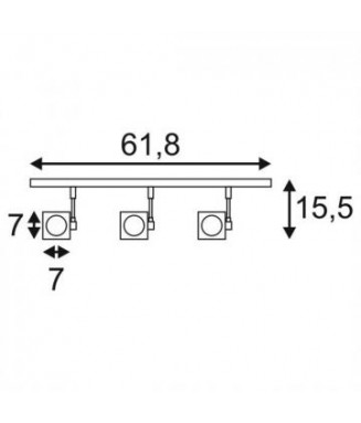 Altra Dice 3 White 151181/ Seina ja laevalgusti