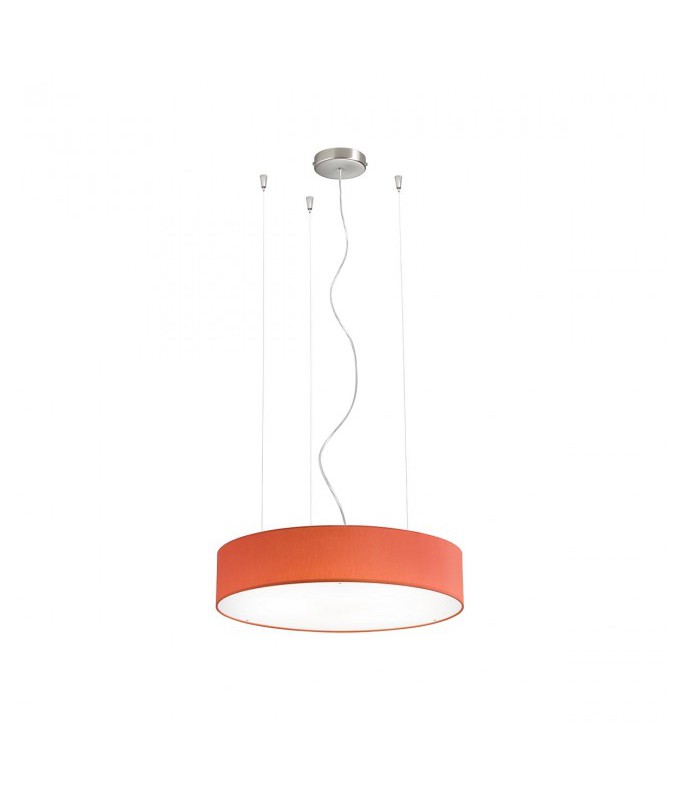 Charlie Pendant D-60cm Orange/ Rippvalgusti