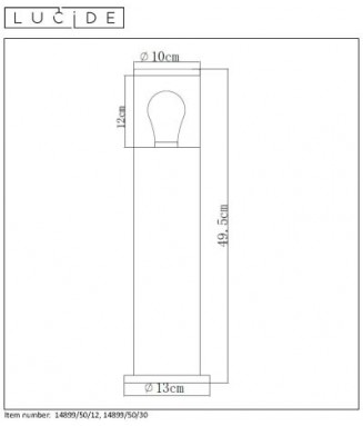 Fedor 14899/50/30 H-50cm/ Pollarvalgusti