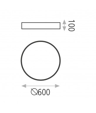 Isia White D-60, 55W Dim Tiac