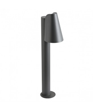 Alvar Bollard  Grey 1xGU10 / Pollarvalgusti