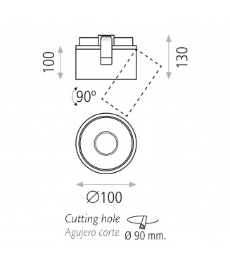 Apex 13W LED Dim