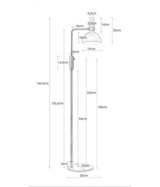 Larry Floor Black- Chrome 106857