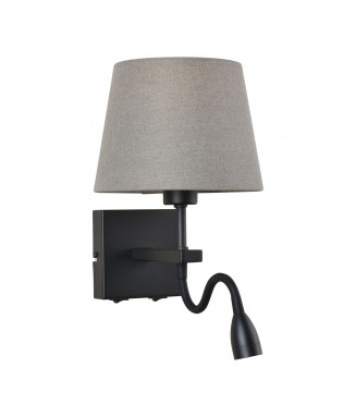 Norte Round Black/Grey + led