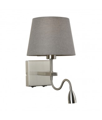 Norte Round Nickel/Grey + led