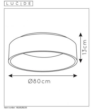 Talowe Ceiling White 80W LED , D-80cm/Laevalgusti