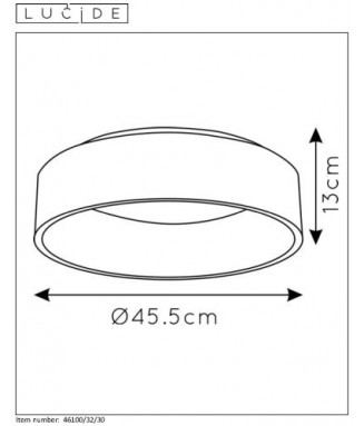 Talowe Ceiling White 30W LED , D-45cm/ Laevalgusti