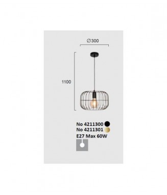 Zenith Gold D-30cm / Rippvalgusti